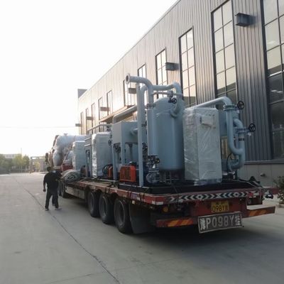 Mesin pemulihan gas limbah daur ulang kapasitas besar untuk tabung stainless steel