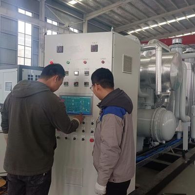 Sistem pemurnian gas gas CO2 dengan monitor jarak jauh