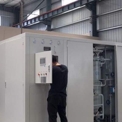 Skid Mounted Mobile Nitrogen Generation Unit N2 Membrane Generator Max 300bar
