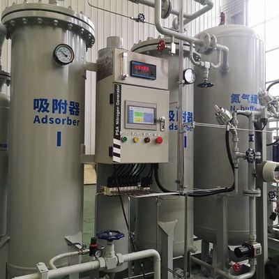 98% Kontainer Tipe IP65 Isolasi Baik PSA Generator Gas Nitrogen