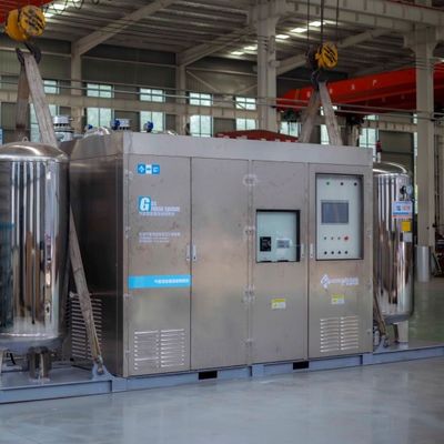 Jenis Kontainer Sistem Pemulihan Helium Inert Mengoperasikan Otomatis