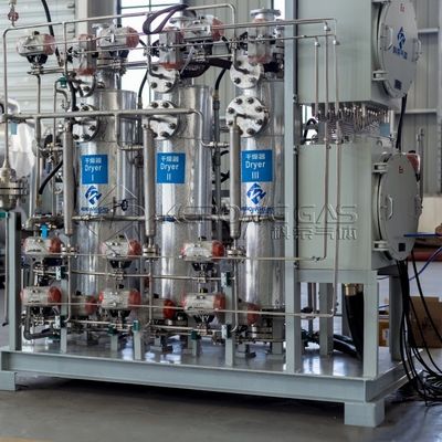 Unit pemurnian gas hidrogen otomatis dengan kemurnian tinggi 99,999% dengan kehilangan nol