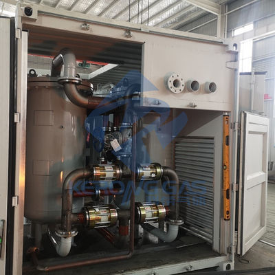 20 kaki Kontainer 90% kemurnian nitrogen Gas Generasi Mesin Untuk Minyak Dan Gas