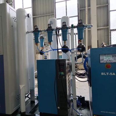 5Nm3hr Kapasitas aliran kecil 220V Voltage PSA berbasis Oxygen Plant