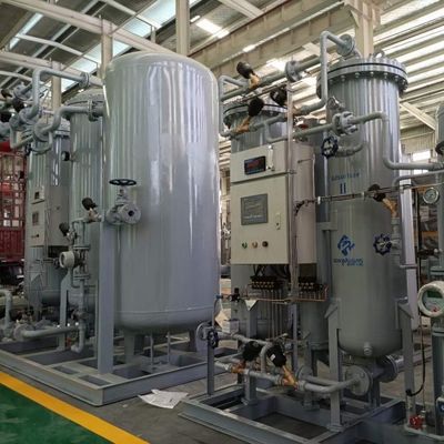 Pembangkit pembangkit gas nitrogen kontainer di lokasi dengan arus aliran besar