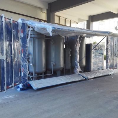 20 kaki Kontainer Otomatis Nitrogen Gas Generasi Plant Dengan Pintu