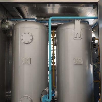 Pabrik Generasi Gas Nitrogen Kontainer yang sepenuhnya Otomatis dengan Silinder Pengisian