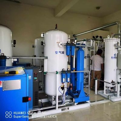 Tekanan tinggi 150bar Mesin pemisahan udara oksigen Dengan sistem cadangan