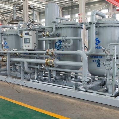 Skid dipasang Desain 20barG Tekanan Kerja Generator nitrogen untuk pemotongan laser