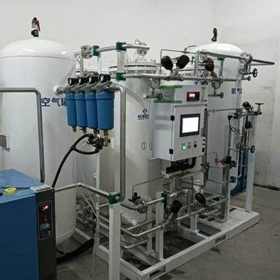 Generator Oksigen Udara Dikompresi ISO13485 Dengan Suhu Aliran Kecil