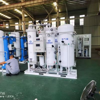 ISO9001 Tipe PSA Sertifikasi Penggunaan Medis Generator Oksigen Udara Dikompres