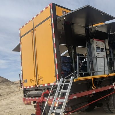 Generator nitrogen pemisahan membran mobile dengan kompresor udara diesel