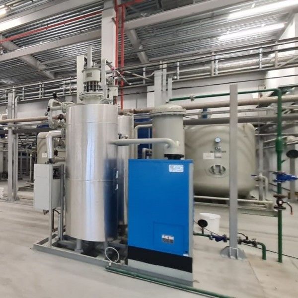 PSA Tipe 50NM3HR Mesin Pembuatan Gas Nitrogena Keaslian Tinggi Untuk Besi Dan Baja