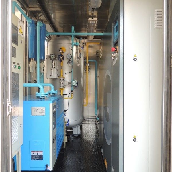 6KV Tegangan ISO Container Nitrogen Gas Generating Plant Dengan Oxygen Monitor