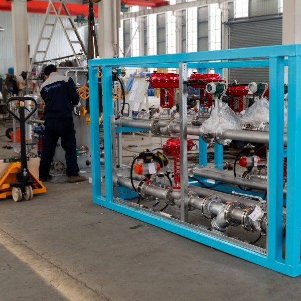 Peralatan Campuran Gas Hidrogen 75% Untuk Pabrik Besi dan Baja Dengan Remote Monitor