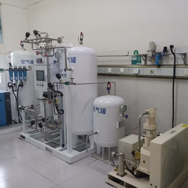50Hz atau 60Hz Cocok Instalasi mudah Skid Tipe Psa Pabrik Oksigen Medis