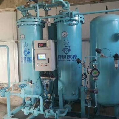 90% ~ 99,5% kemurnian PSA Unit Generator Oksigen Medis Skid Dipasang