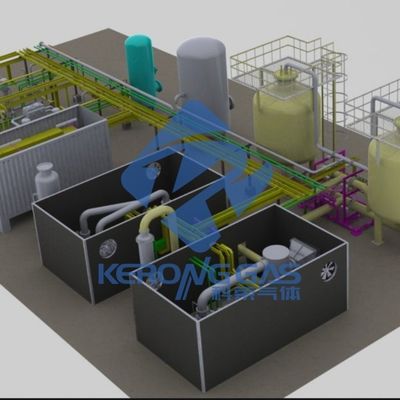 Kompak VPSA Mesin Generator Oksigen Dengan Monitor Oksigen Mudah Instalasi