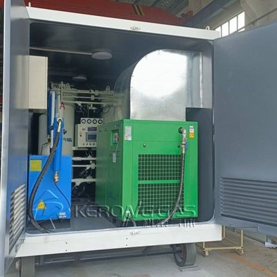 15 Bar Onsite Nitrogen Air Generator Plant untuk pemotongan laser stainless steel