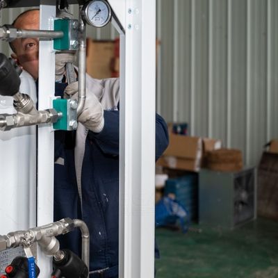 5%~35% Pengaduk Gas Hidrogen dan Nitrogen Yang Bisa Disesuaikan Bahan Baja Rinsless 10000Nm3/jam