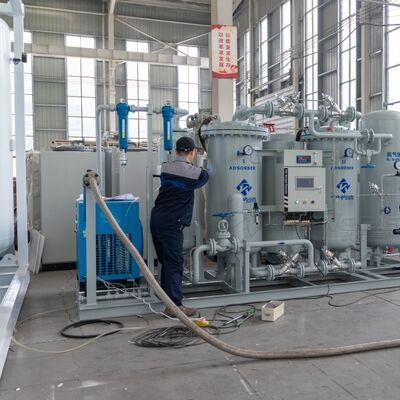 Interface layar sentuh dengan cepat memulai Unit produksi nitrogen
